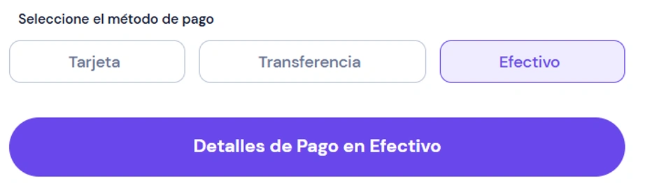 Pago a través de servicios de terceros